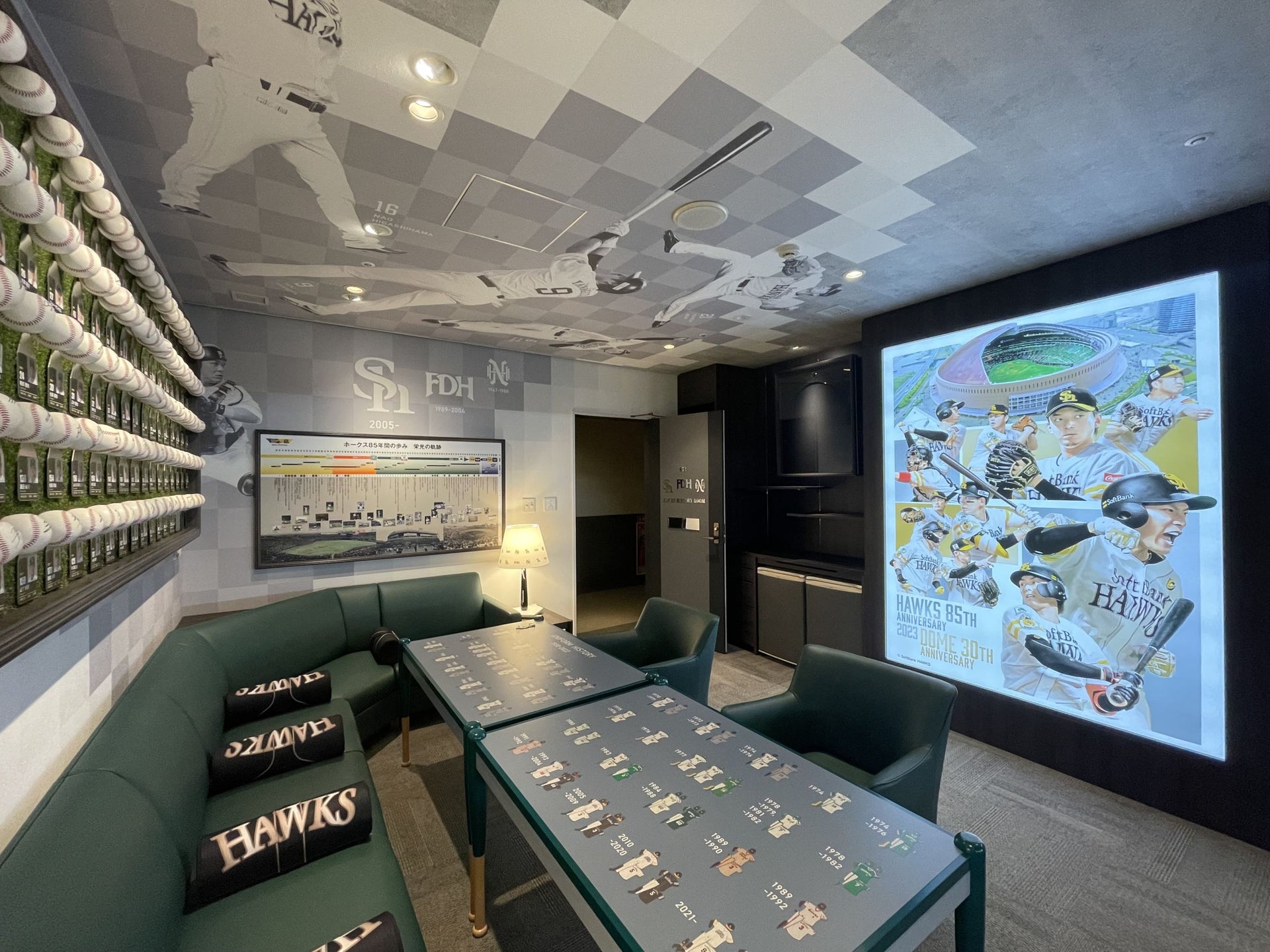 ホークスヒストリールーム supported by Ericsson